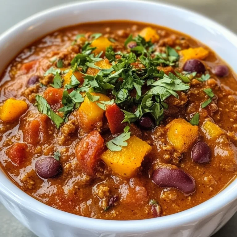 Crockpot Pumpkin Chili