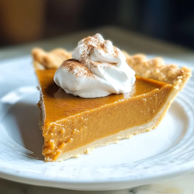 Easy Pumpkin Pie