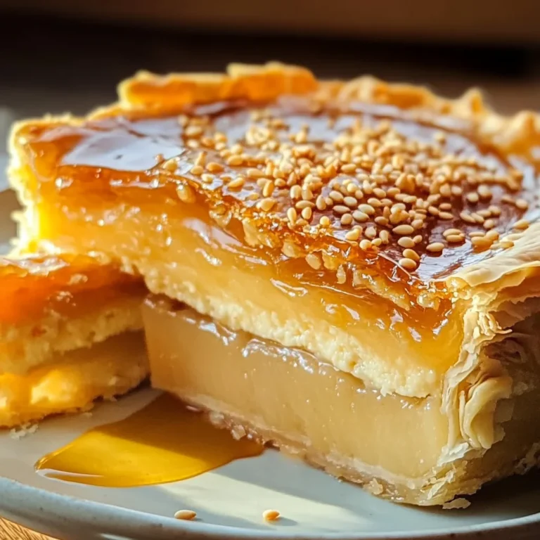 Golden Greek Honey Pie (Melopita)