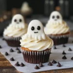 Halloween Cupcakes: Ghost Cupcakes