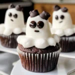 Marshmallow Ghost Cupcakes