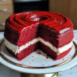 Red Velvet Pound Cake with Cream Cheese Glaze