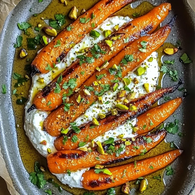 Roasted Carrots with Whipped Ricotta and Hot Honey