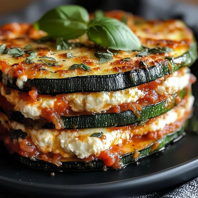 Zucchini Ricotta Melts with Marinara
